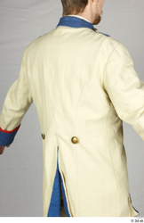 Upper Body Man White Army Jacket Studio photo references